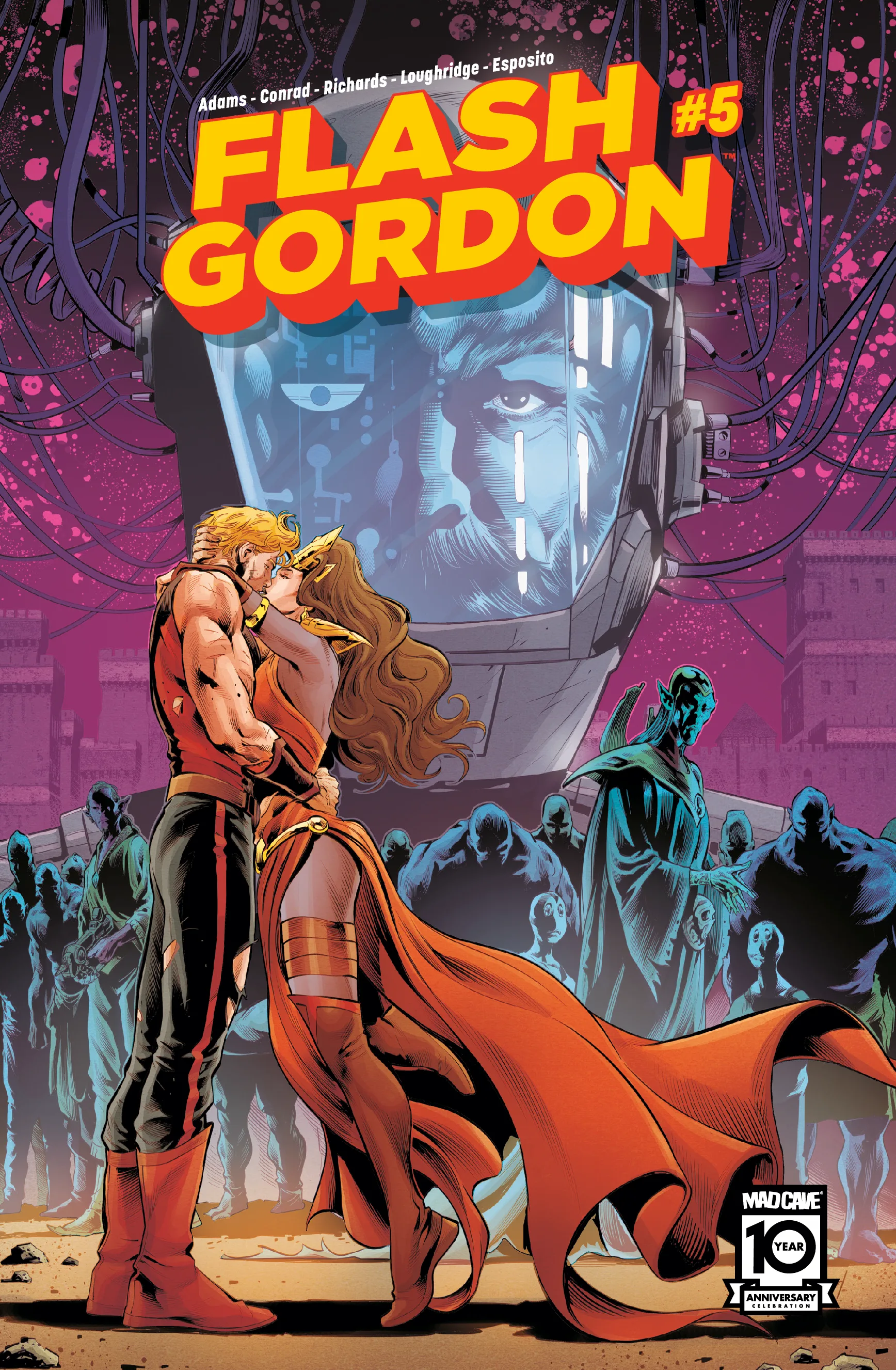ラスト一枚【Foil】(135)■拡張アート■将軍、レオ・クリストフ　英語版 Flash Gordon - Escape from Planet Death! - Issue 5 - Mad Cave Studios