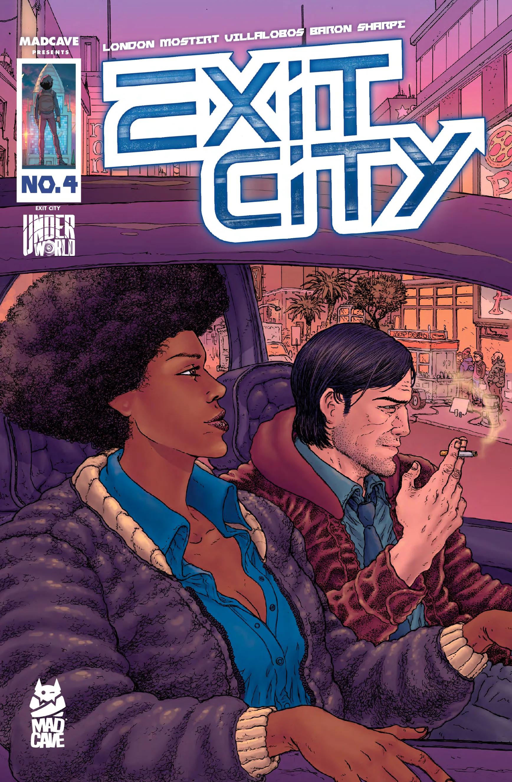 新品　MAD CITY CODE No.MAD インディーズ　マッドカウ Exit City - Issue 4 - Mad Cave Studios