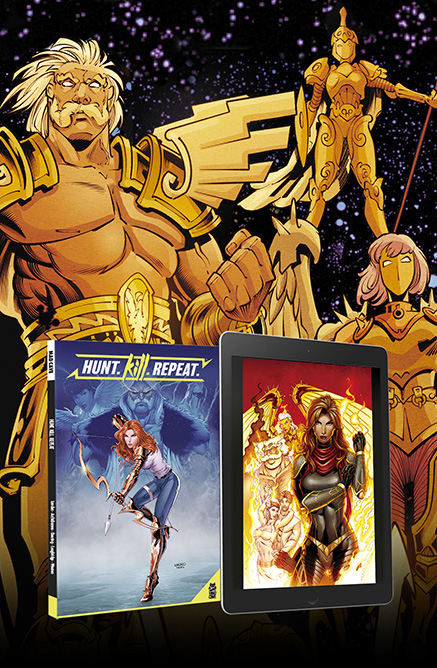 HUNT. KILL. REPEAT. Vol. 1 Series Bundle | 1 Trade Paperback + 6