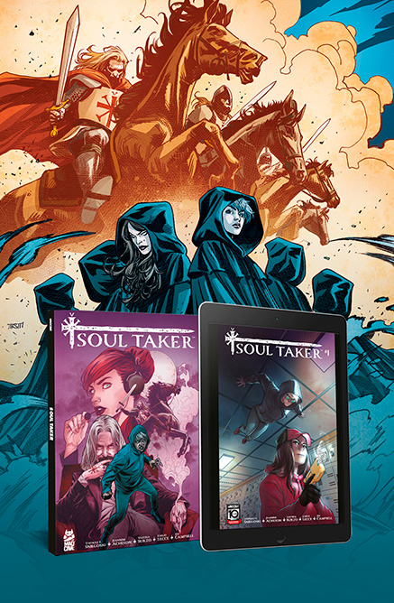Soul Taker Vol. 1 Series Bundle | 1 Trade Paperback + 6 Digital