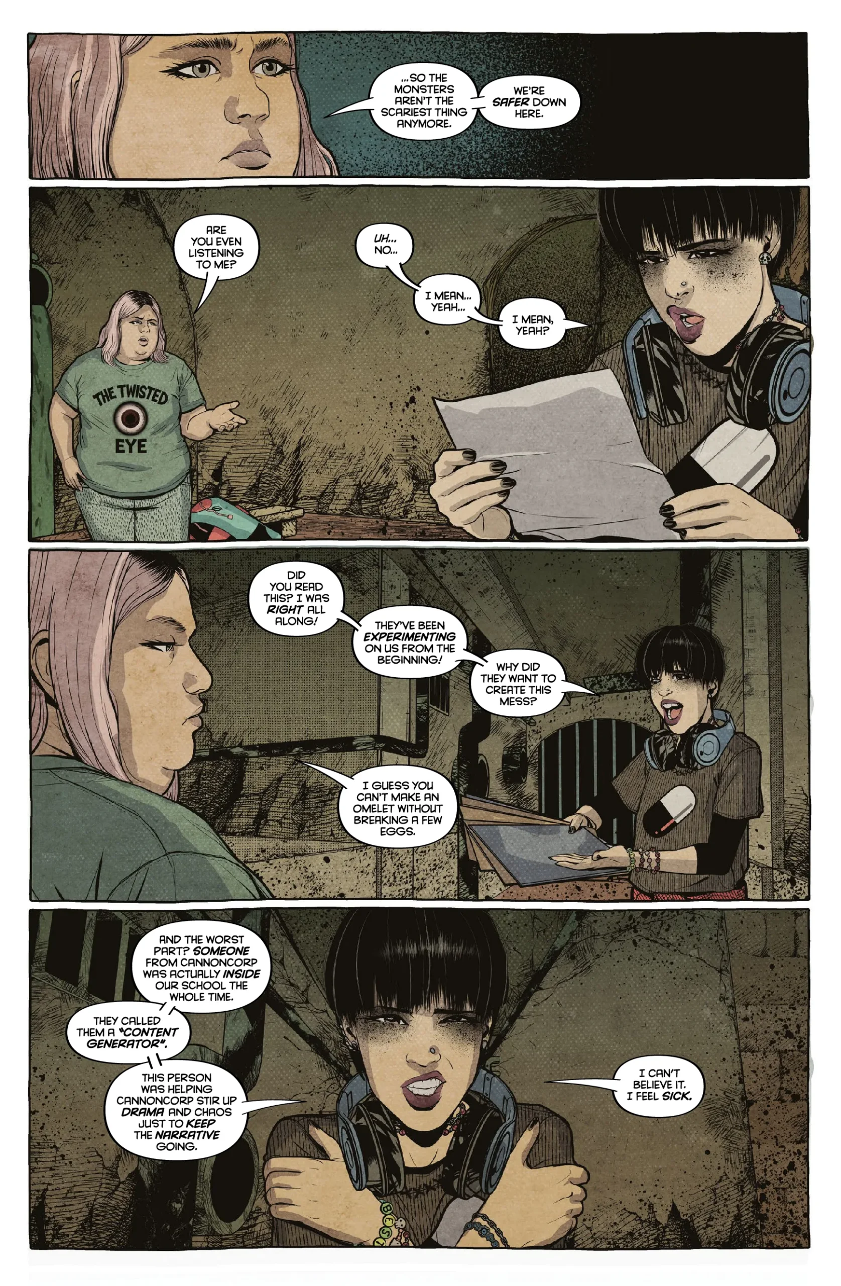 Look Into My Eyes - Issue 4 - Mad Cave Studios