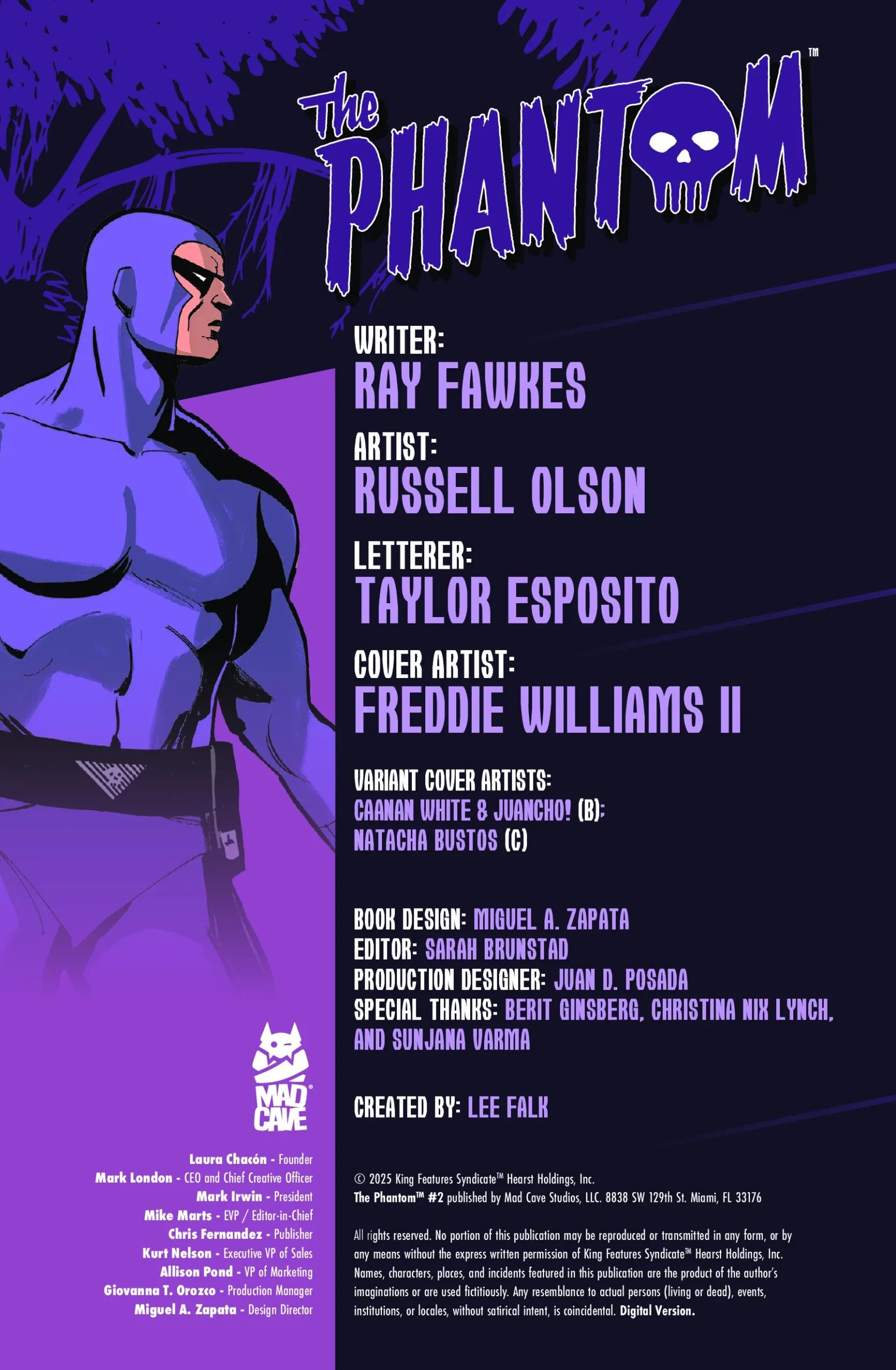 The Phantom - Issue 2 - Mad Cave Studios