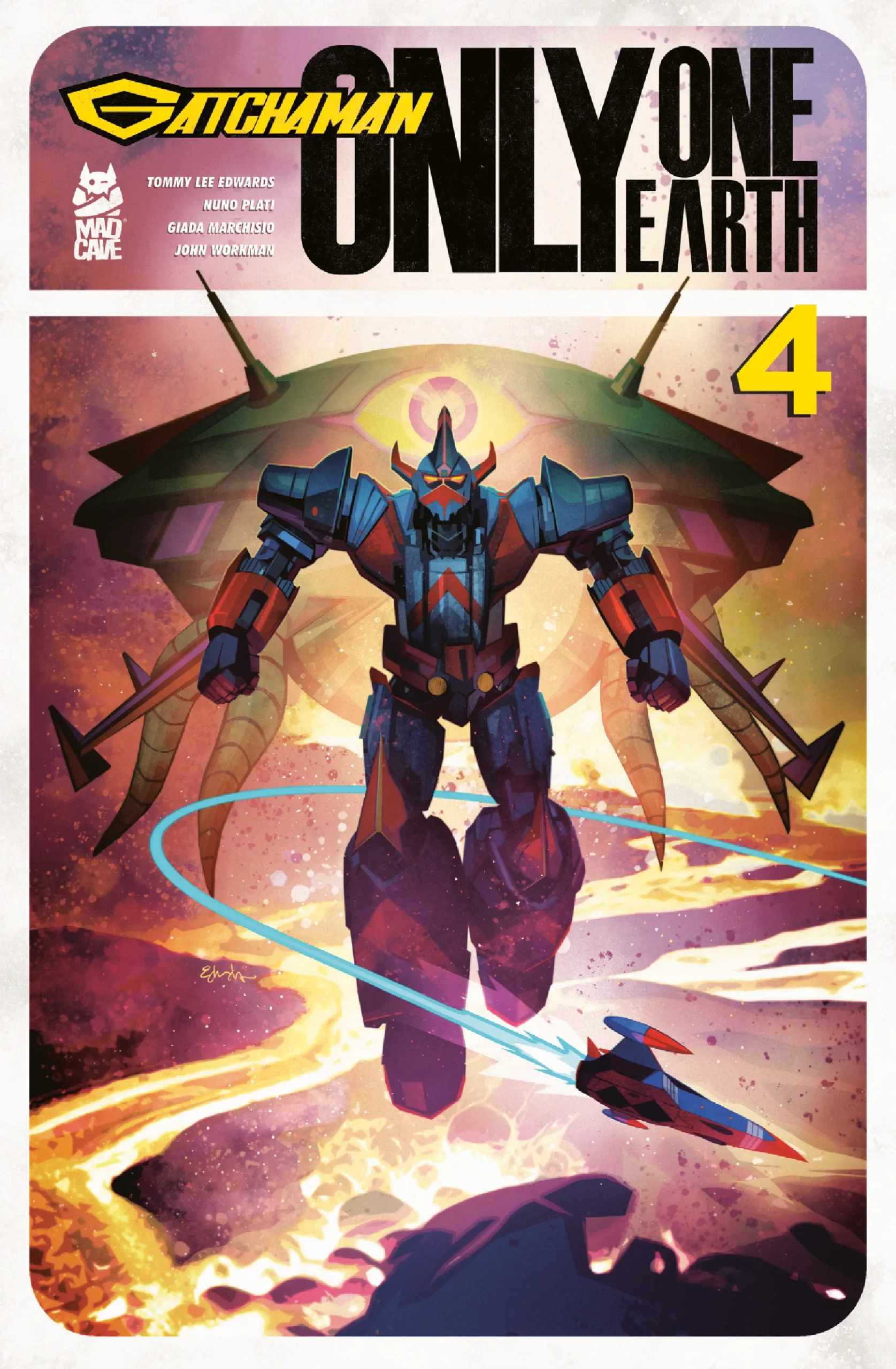 Gatchaman: Only One Earth - Issue 4 - Mad Cave Studios