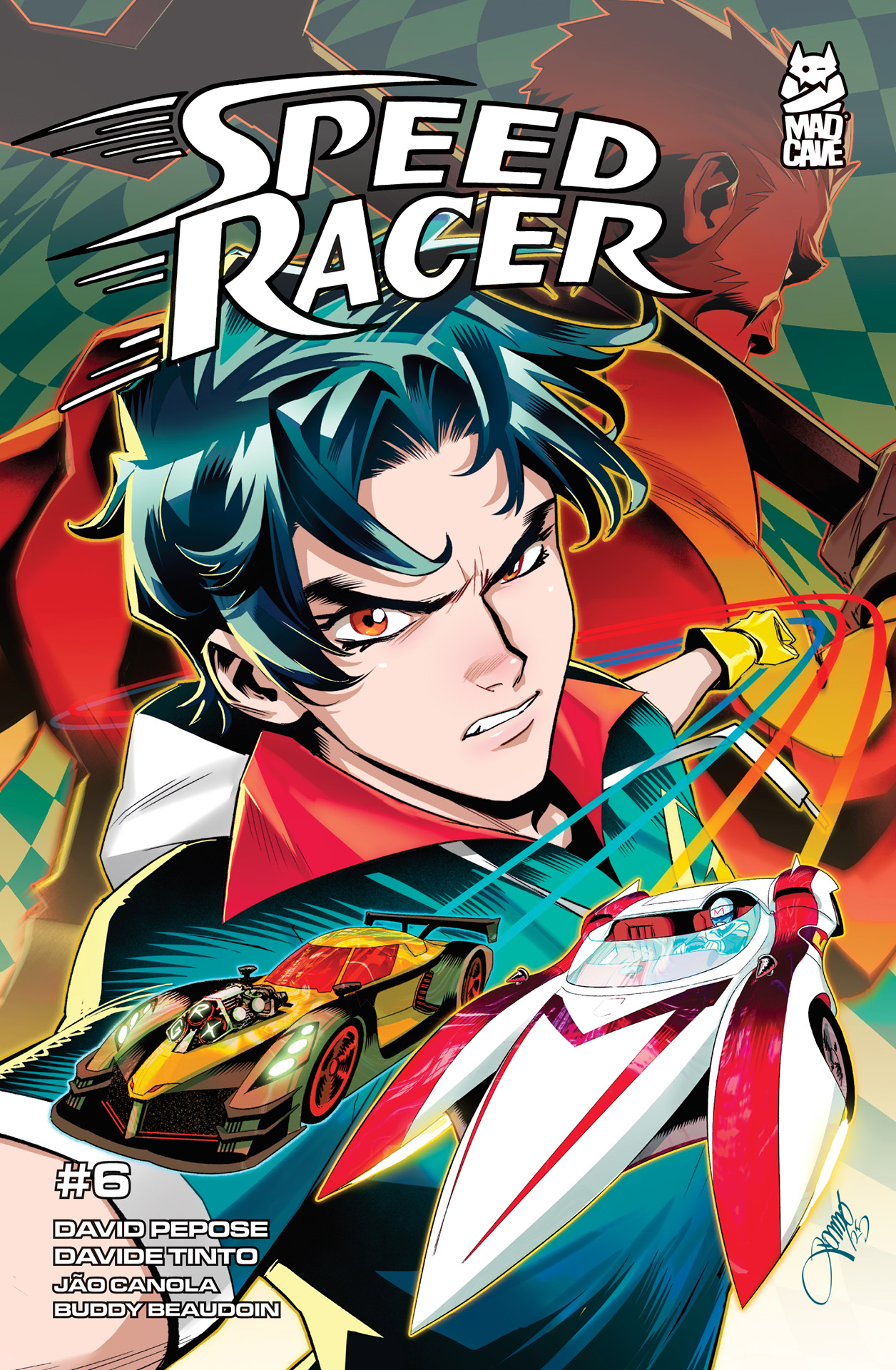 アメコミ Sei Speed Racer - Issue 6 - Mad Cave Studios