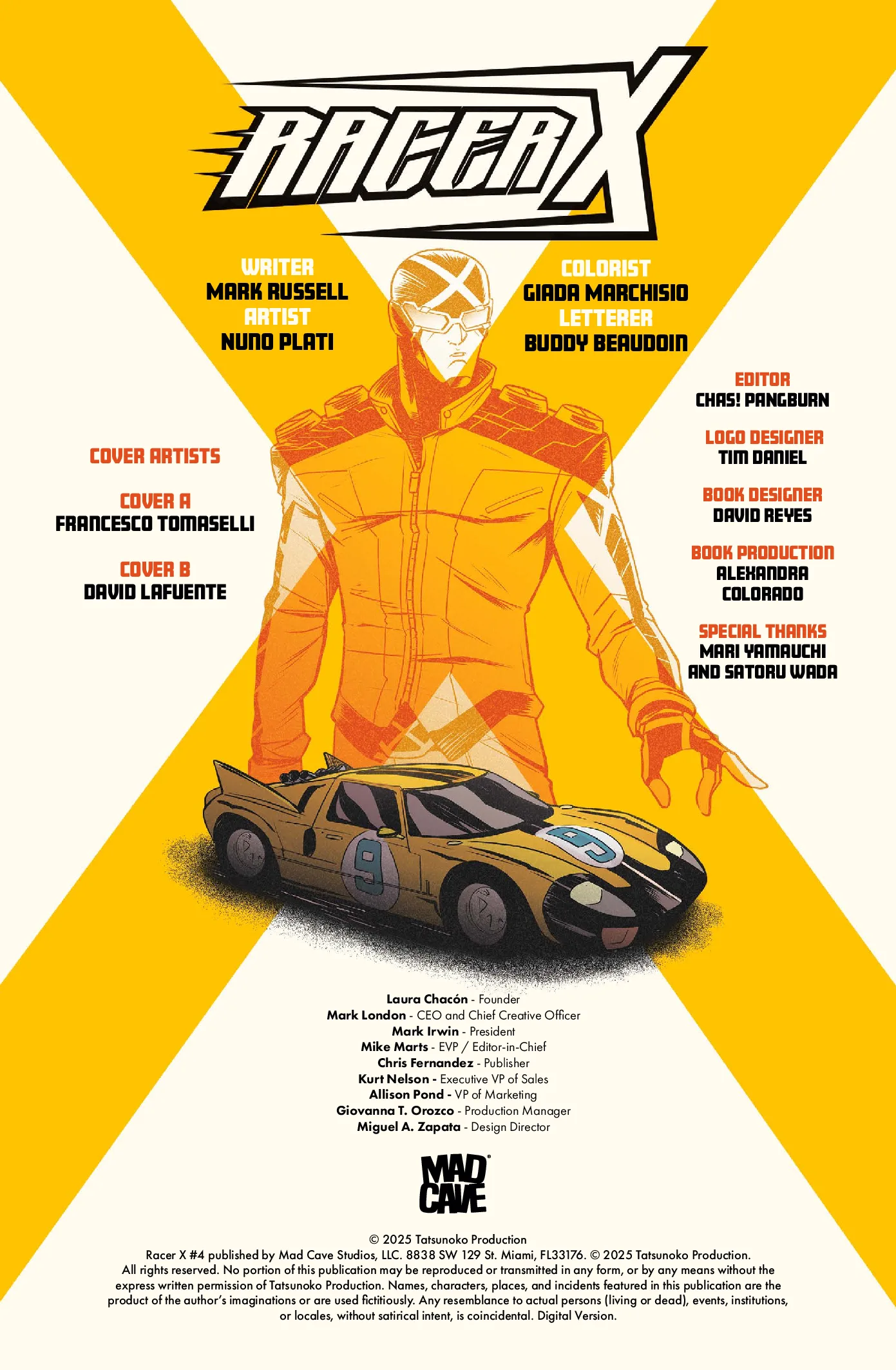 Racer X - Issue 4 - Mad Cave Studios