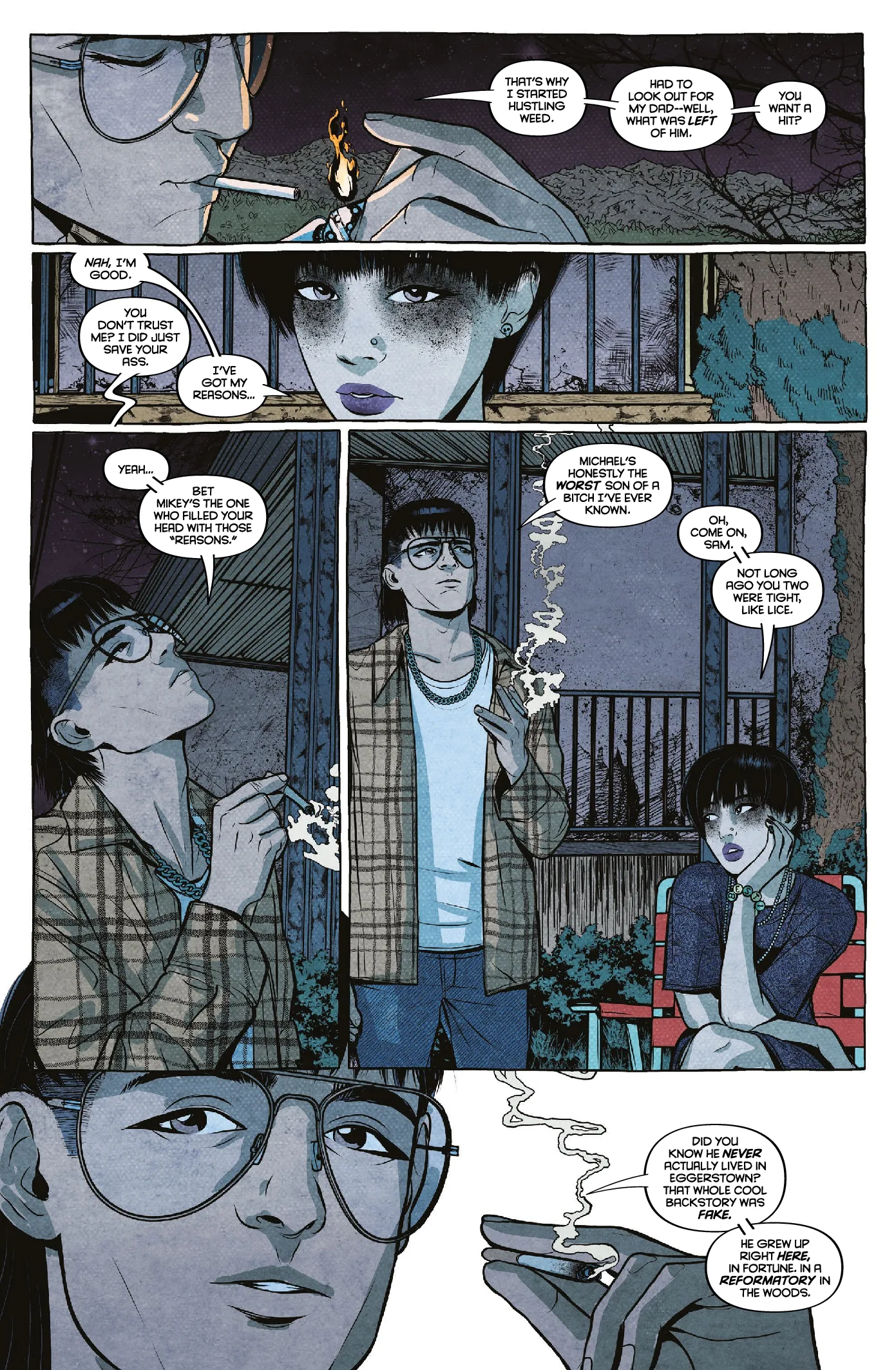 Look Into My Eyes - Issue 5 - Mad Cave Studios