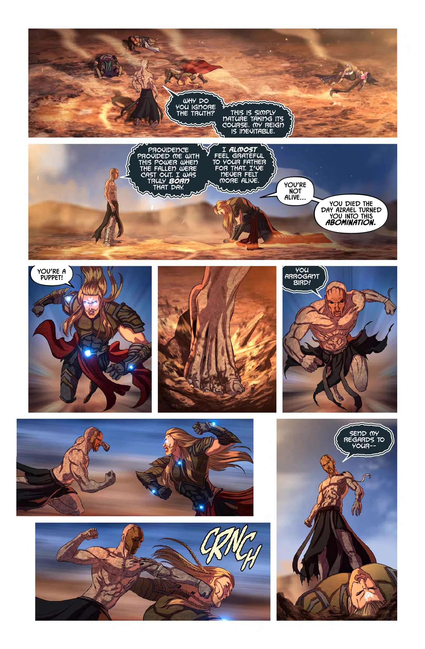 Knights of the Golden Sun - Father's Armor - Issue 14 - Mad Cave