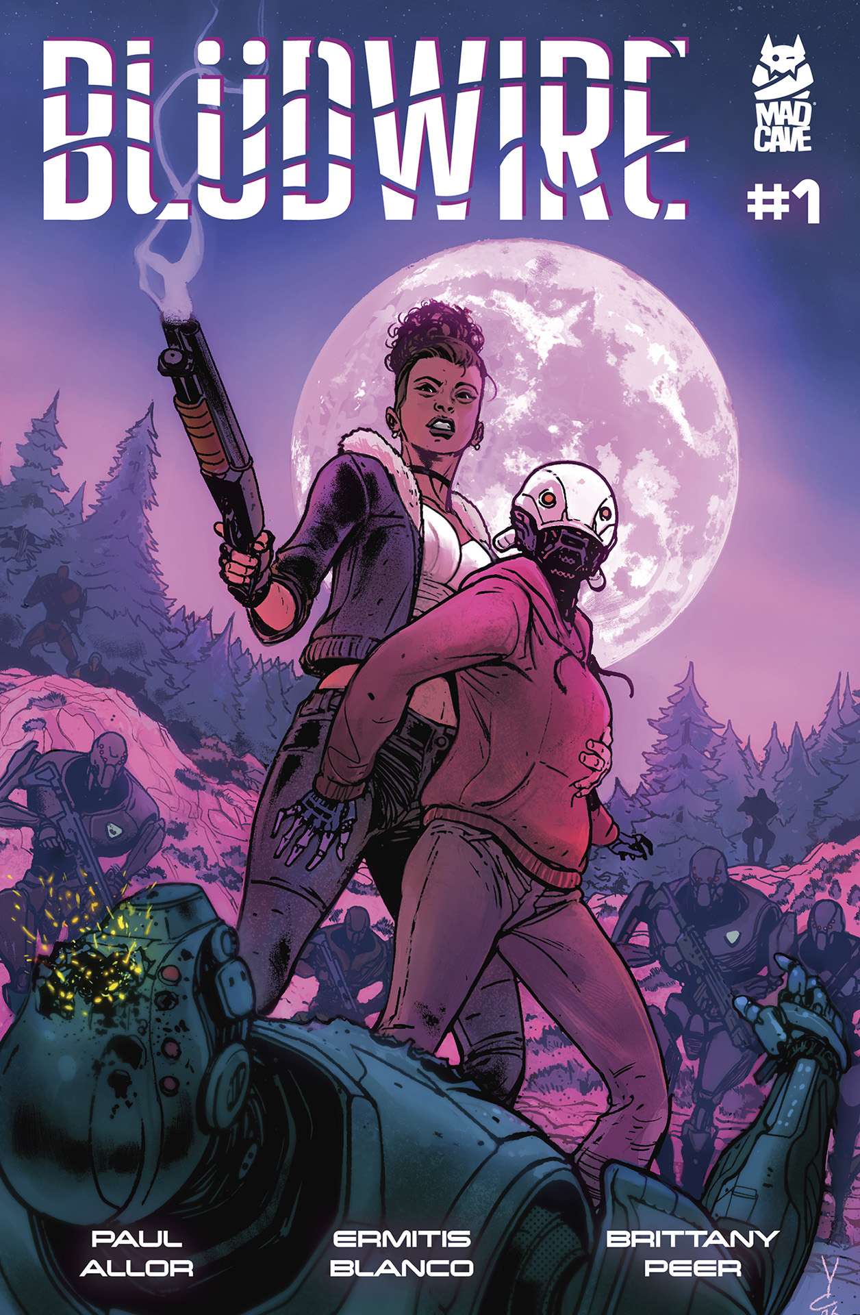 Image of BLÜDWIRE #1 COVER A (VICTOR IBAÑEZ)