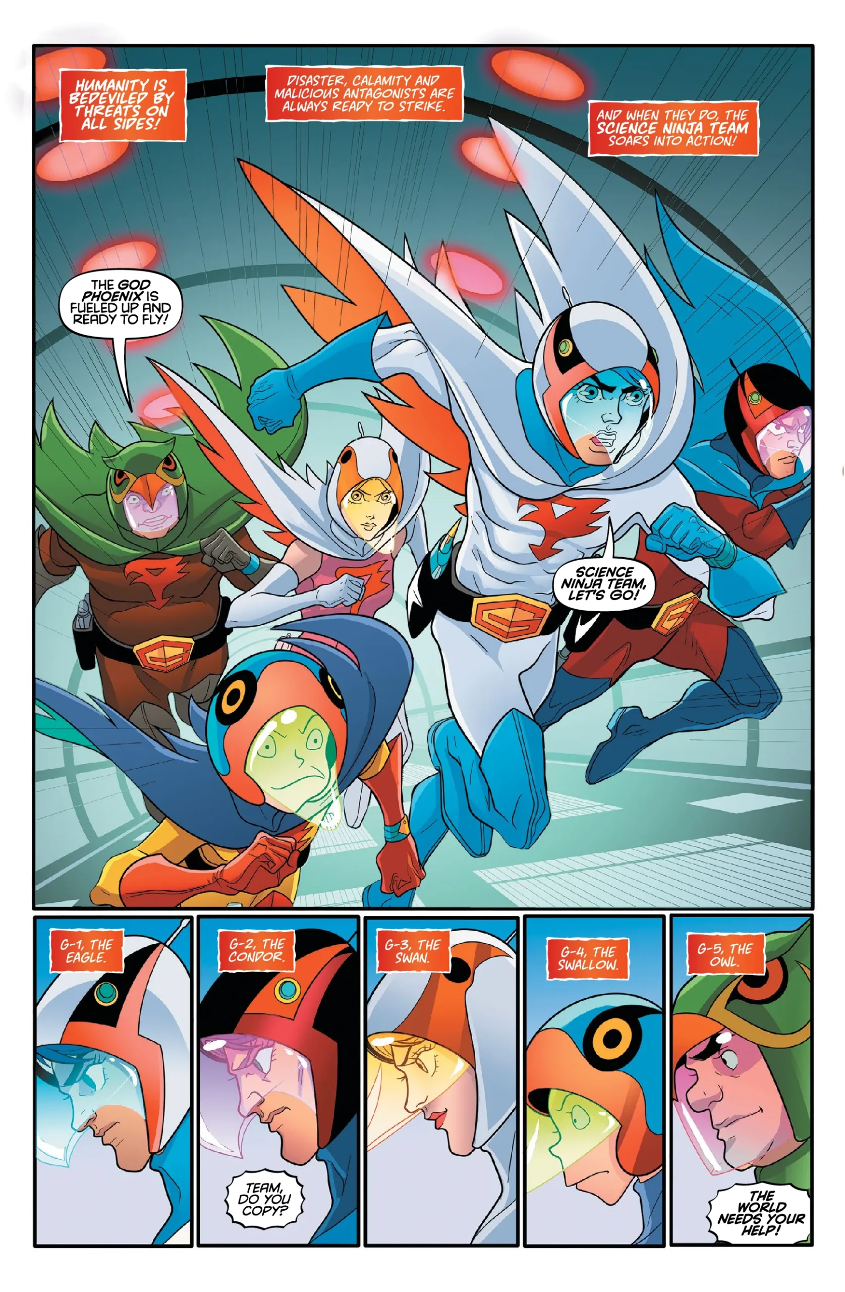川崎 ジャネット Gatchaman - Issue 17 - Mad Cave Studios