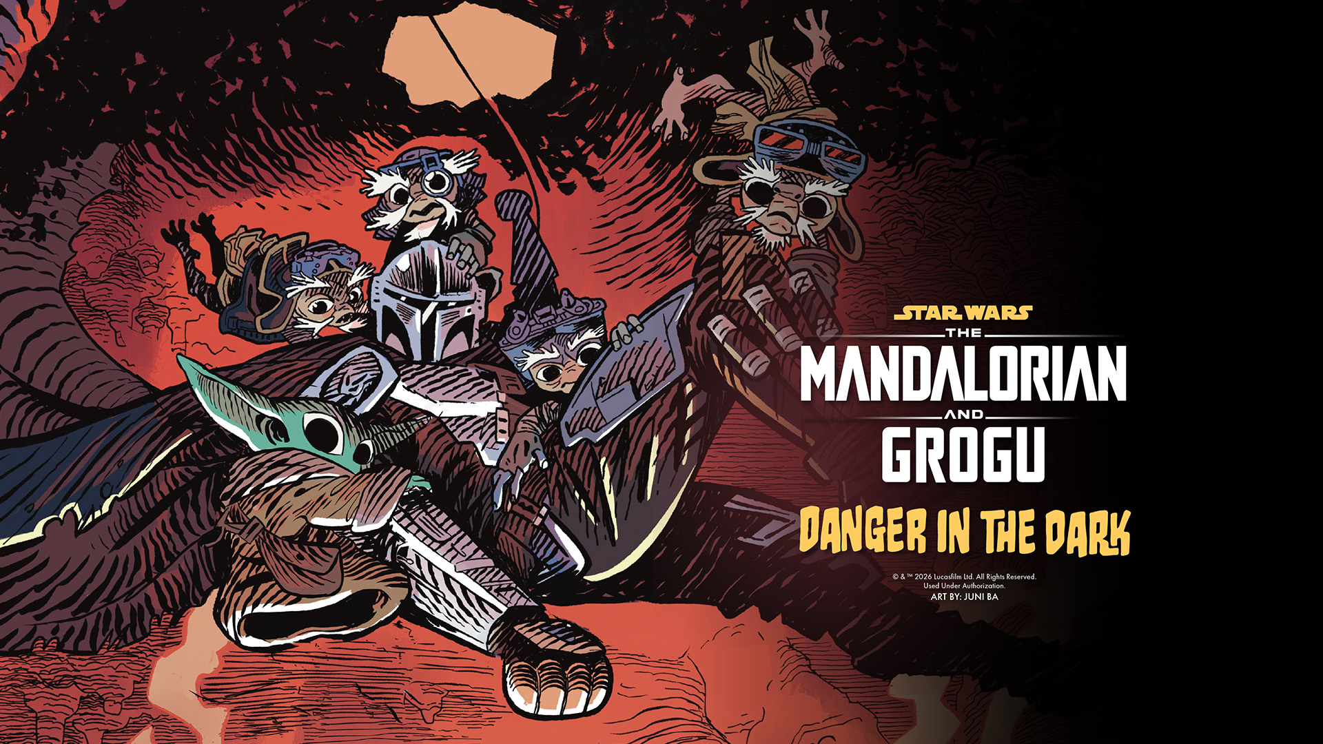 Papercutz Presents Star Wars: THE MANDALORIAN AND GROGU — DANGER