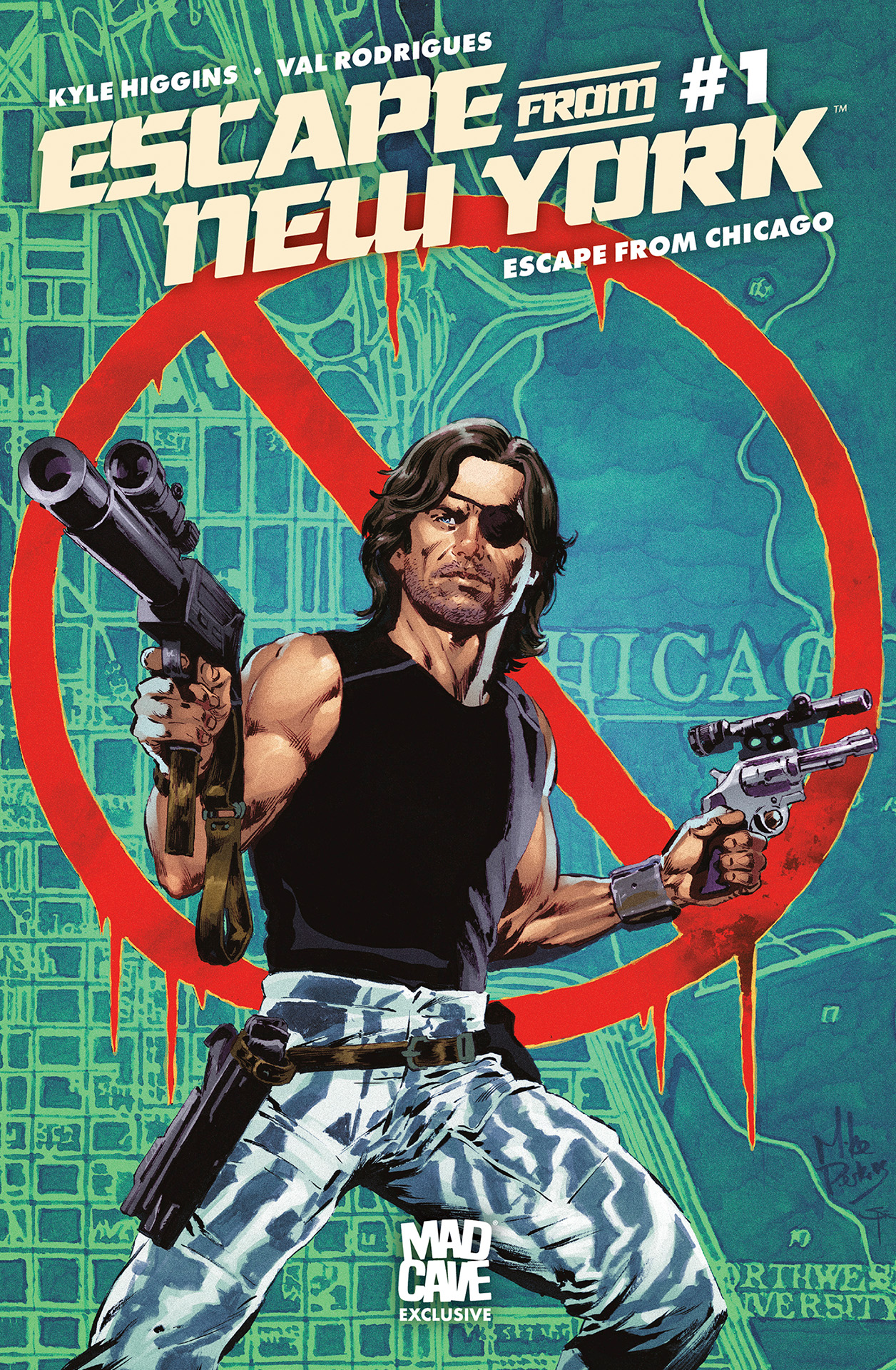 Image of ESCAPE FROM NEW YORK: ESCAPE FROM CHICAGO #1 MCS EXCLUSIVE (MIKE PERKINS)