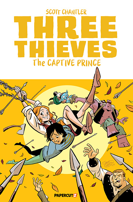 Prince Thieves in the Temple 8センチ8cmシングル Three Thieves Vol. 4 - The King's Dragon - Papercutz