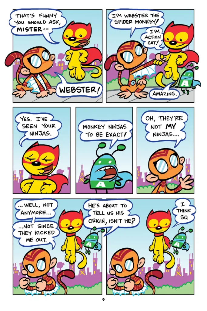 Webster the Spider Monkey – Spectacular Amazement – Vol. 1 - Papercutz